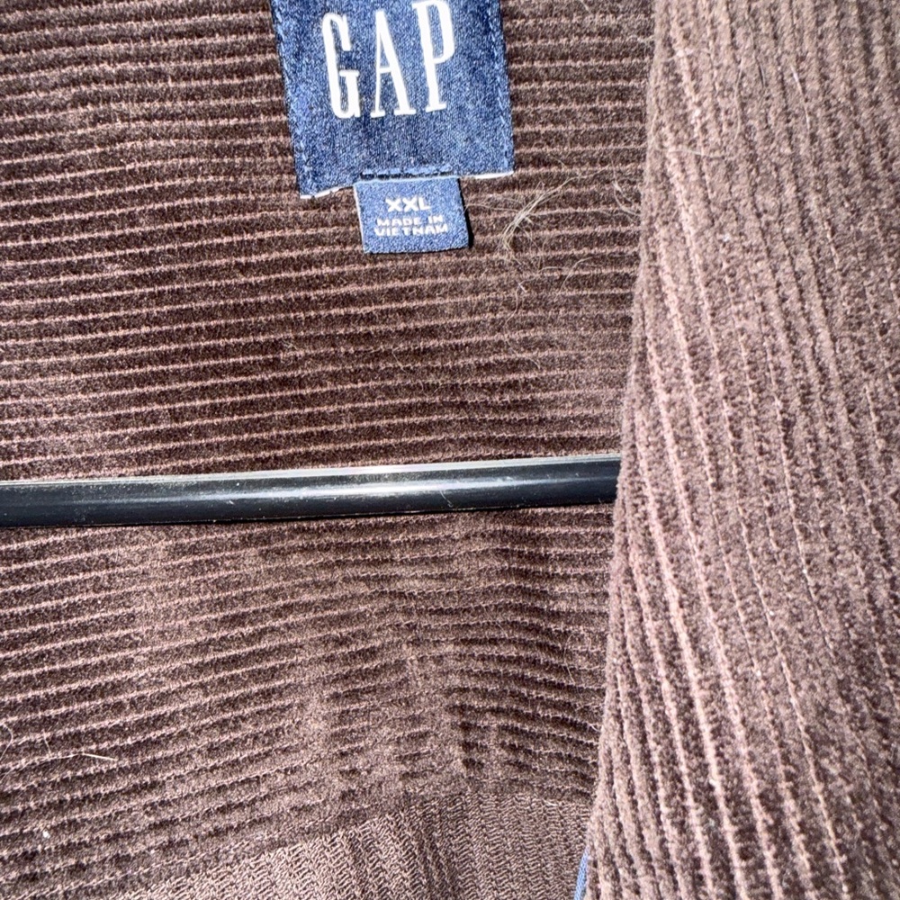 GAP Dark Brown Corduroy Shirt - Picture 2 of 6